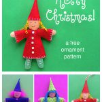 Elf Ornament Free Sewing Pattern