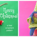 Elf Ornament Free Sewing Pattern