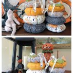 Fabric Stacked Pumpkins Free Sewing Pattern