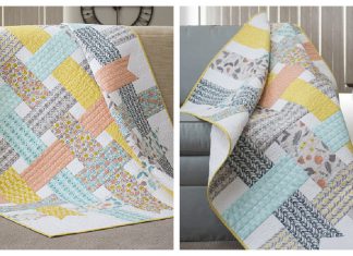 Ribbon Box Quilt Free Sewing Pattern