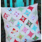 Cathedral Windows Pillow Free Sewing Pattern