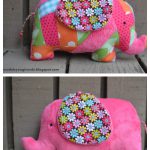 Elephant Stuffed Animal Free Sewing Pattern