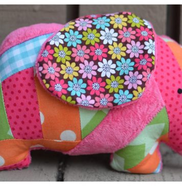 Elephant Stuffed Animal Free Sewing Pattern
