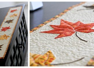 Fall Leaf Table Runner Free Sewing Pattern