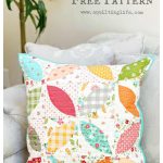 Orange Peel Pillow Free Sewing Pattern