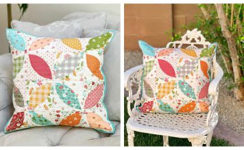 Orange Peel Pillow Free Sewing Pattern
