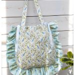 Quilted Frill Edge Tote Bag Free Sewing Pattern