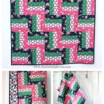 Rail Fence Baby Quilt Free Sewing Pattern