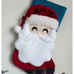 Santa Christmas Stocking Free Sewing Pattern