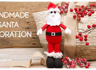 Handmade Santa Decoration Free Sewing Pattern