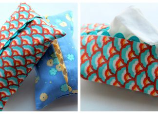 Travel Tissue Holder Free Sewing Pattern