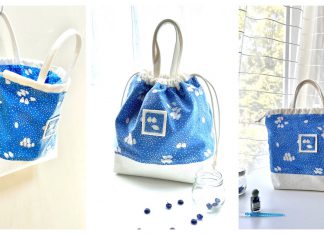 Drawstring Bag Free Sewing Pattern