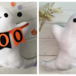 Easy Sew Ghost Plushie Free Sewing Pattern