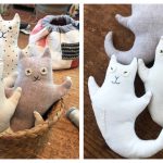Ghost Kitties Free Sewing Pattern