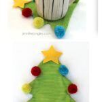 Holiday Tree Mug Rug Free Sewing Pattern