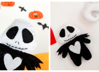 Jack Skellington Plushie Free Sewing Pattern