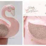 Simple Felt Swan Softie Free Sewing Pattern