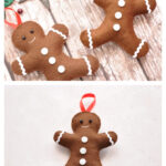 Gingerbread Man Christmas Decoration Free Sewing Pattern