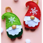 Gnome Ornaments Free Sewing Pattern