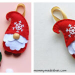 Gnome Ornaments Free Sewing Pattern