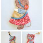 Sue Sunbonnet Key Holder Free Sewing Pattern