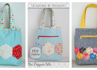 The Pepper Tote Free Sewing Pattern