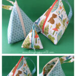 Triangle Tote Bags Free Sewing Pattern
