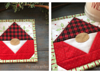 Gnome Mug Rug Free Sewing Pattern