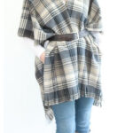 No-Sew Poncho Free Sewing Pattern