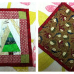 Tannenbaum Mug Rug Free Sewing Pattern