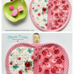 Apple Zipper Pouch Free Sewing Pattern