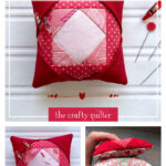 Folded Corner Pincushion Free Sewing Pattern