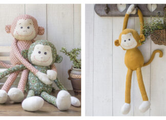 Hugging Monkey Sewing Pattern