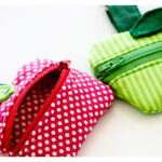 Lunch Money Zippered Apple Pouch Free Sewing Pattern