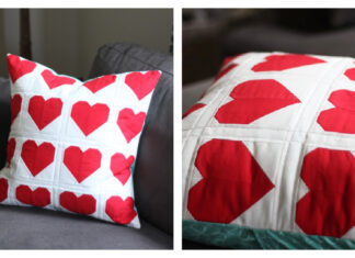 Red Heart Pillow Free Sewing Pattern