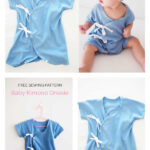 Baby Kimono Onesie Free Sewing Pattern