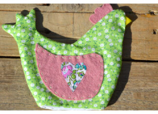 Chicken Easter Egg Cosy Free Sewing Pattern