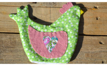 Chicken Easter Egg Cosy Free Sewing Pattern