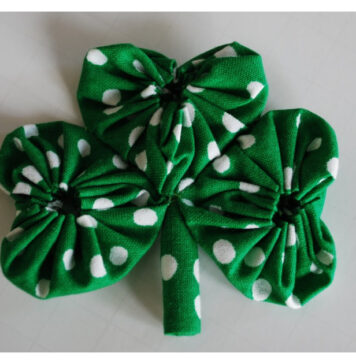 Polka Dot Shamrock Free Sewing Pattern