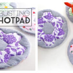 Scrapbusting Hexie Hotpad Free Sewing Pattern