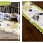 Spring Bunny Table Runner Free Sewing Pattern