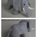 Stuffed Animal Elephant Free Sewing Pattern