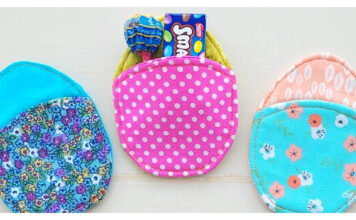 Easter Egg Treat Pouch Free Sewing Pattern