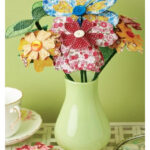 Mother’s Day Fabric Flower Bouquet Free Sewing Pattern