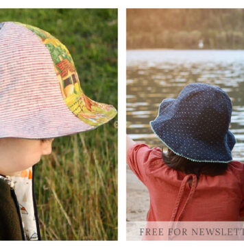 Sun Hat Free Sewing Pattern