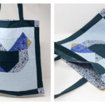 Bluebird Patchwork Tote Bag Free Sewing Pattern