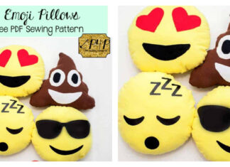 Emoji Pillows Free Sewing Pattern