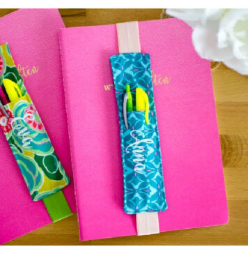 Pen Holder Bookmark Free Sewing Pattern