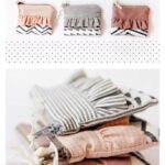 Ruffled Zip Pouch Free Sewing Pattern