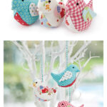 Patchwork Bird Softies Free Sewing Pattern
